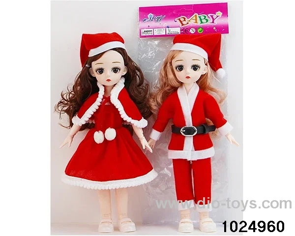 12 inch 12 joints barbie doll in PP bag with header