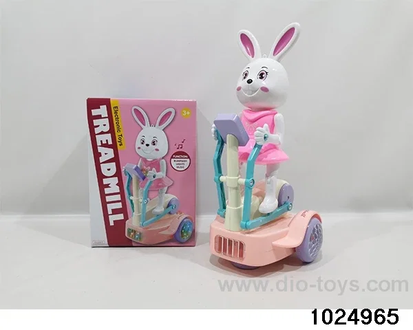Electric universal music and light exercise bike in color box