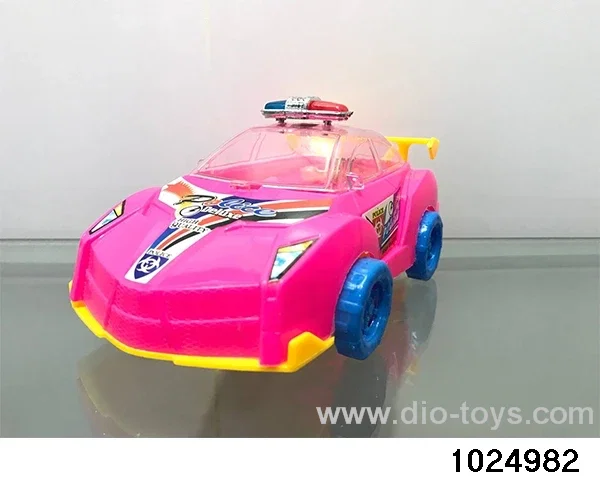 Pull the line light police car in opp bag