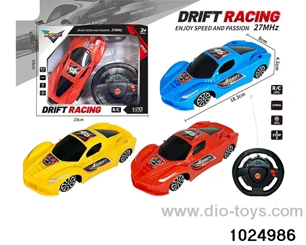 1:20 steering wheel models 2ch RC racing car in Hand box