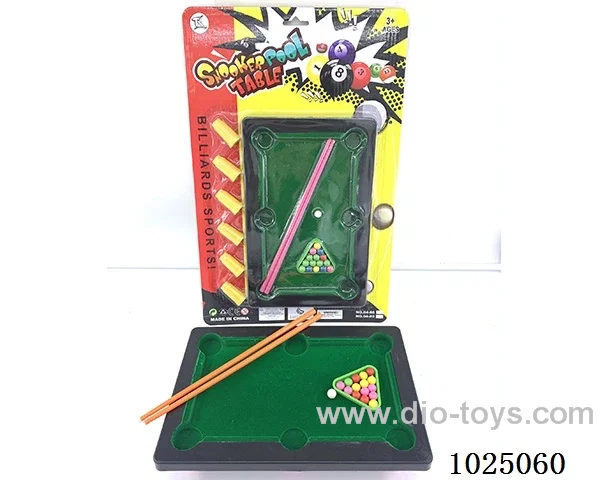 billiards in blister card