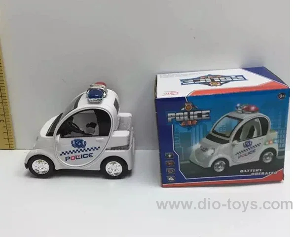Electric car in color box