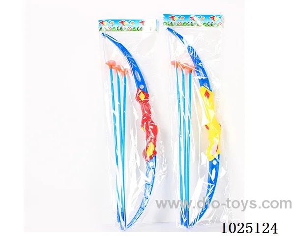 Bow and arrow set in opp bag