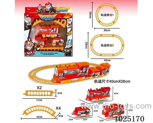 Electric rail car in window box
