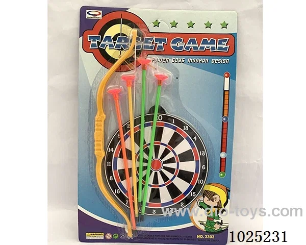 Bow and arrow in blister