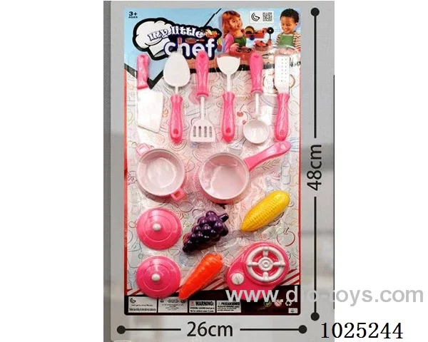 kitchen set in blister card