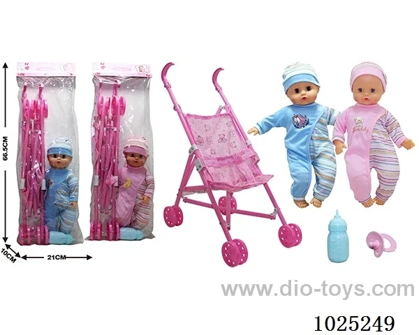 14inch doll with 4-sound&IC in PVC bag with header