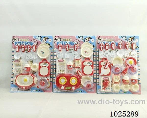 kitchen set in blister card