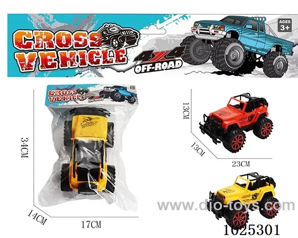 Inertia car in PVC bag
