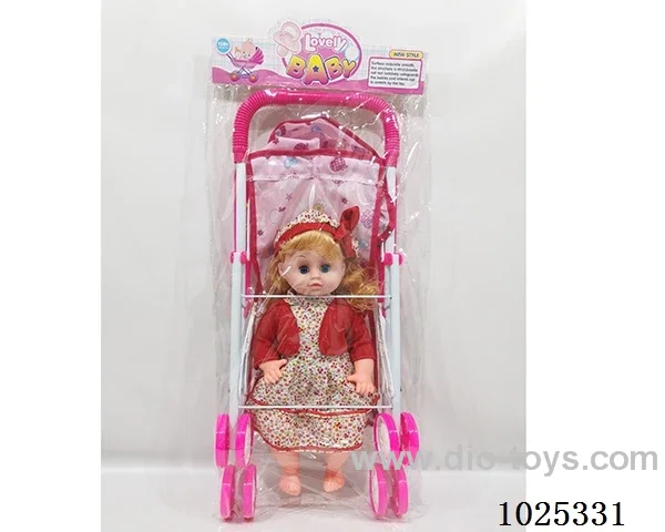 16inch doll with IC include battery in PVC bag with header