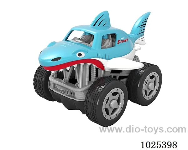 Mini five-way high and low speed Shark stunt car  in Display box