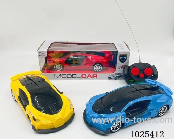 1:18 Bugatti 3D Lighting Simulation RC Car (4-way)in Window box