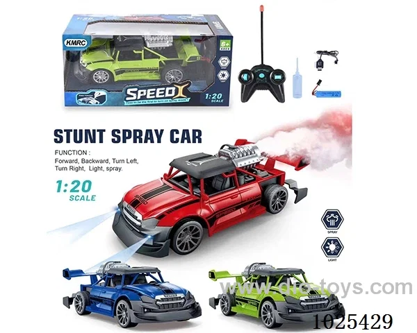 1:20 rc car with spray in Window box included battery