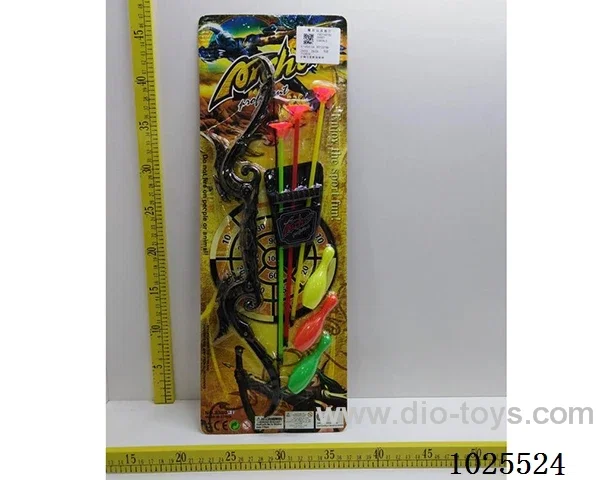 Bow and arrow set in blister card