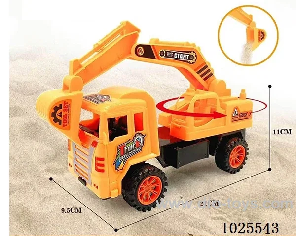 Engineering vehicle in opp bag