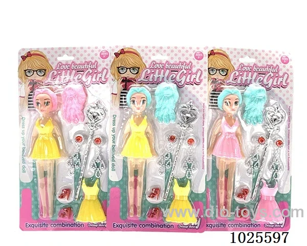 9inch doll sets in blister card