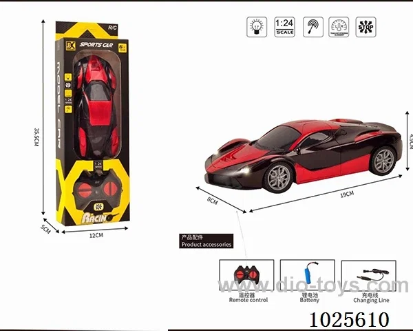 4ch RC car include battery in window box