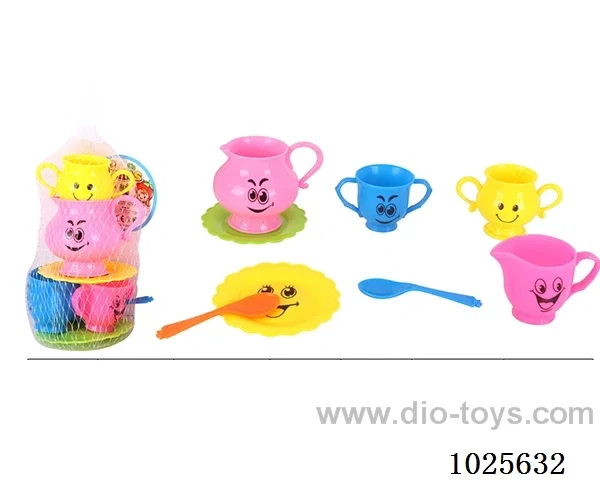 tea set in net bag