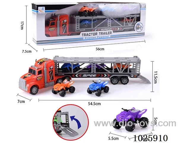 Inertia car 3color mixed loading in window box