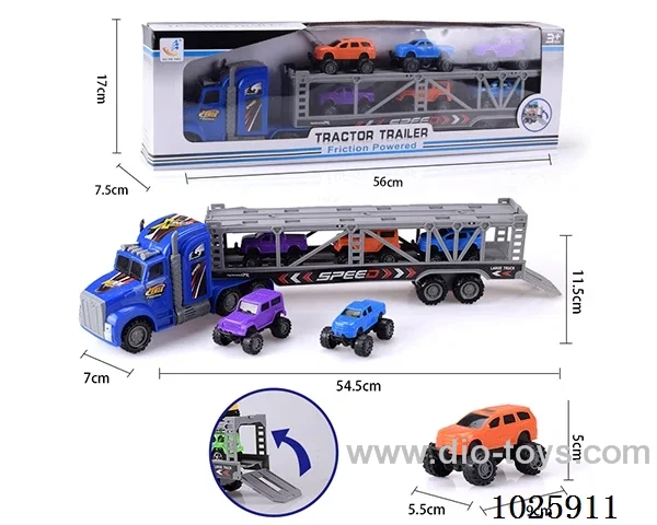 Inertia car 3color&3sets mixed loading in window box