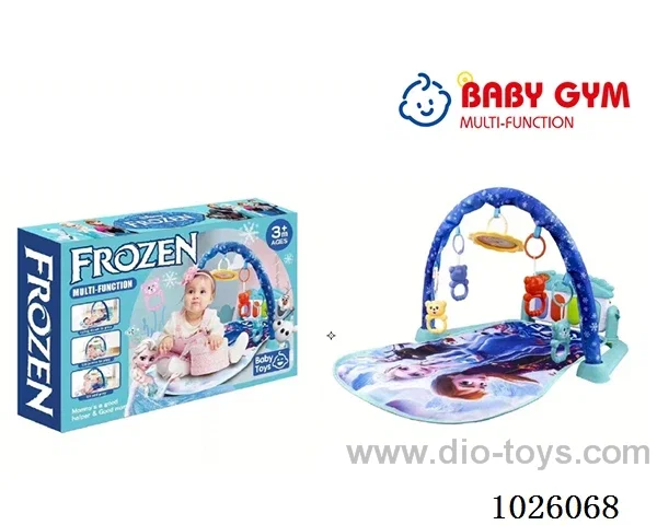 Baby pedal piano rug with light not include in color box