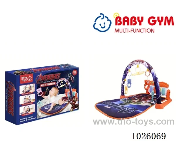 Baby pedal piano rug  in color box