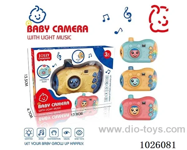 Puzzle camera with light&music in window box