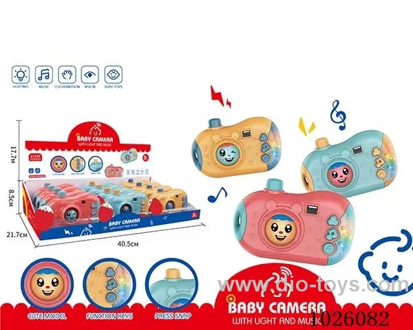 Puzzle camera with light&music in display box
