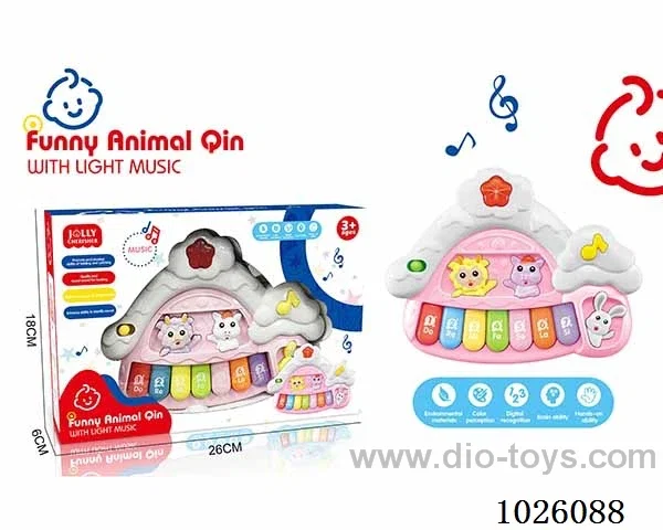 electronic organ with light&music&sound in window box