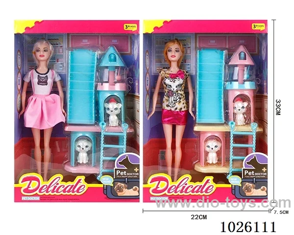 11inch Barbie 2sets mixed loading in window box