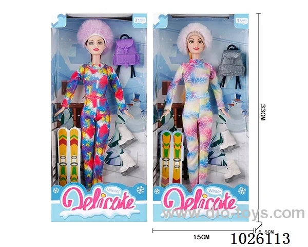 11inch Barbie 2sets mixed loading in window box