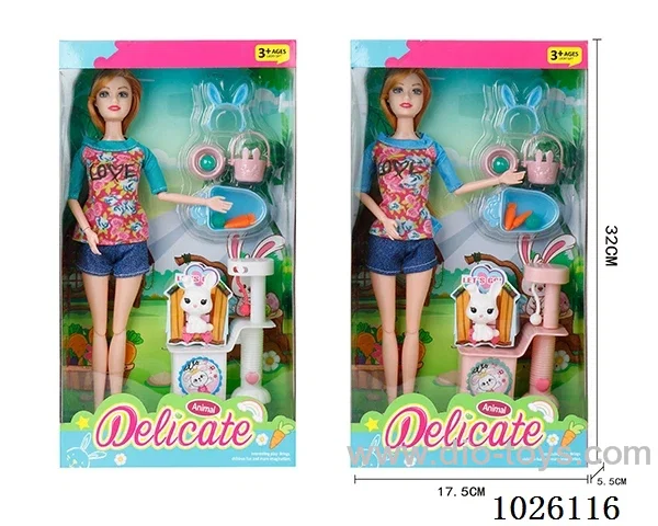11inch Barbie 2sets mixed loading in window box