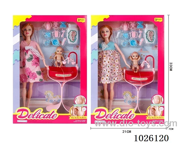 11inch Barbie 2sets mixed loading in window box