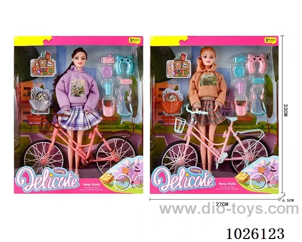 11inch Barbie 2sets mixed loading in window box