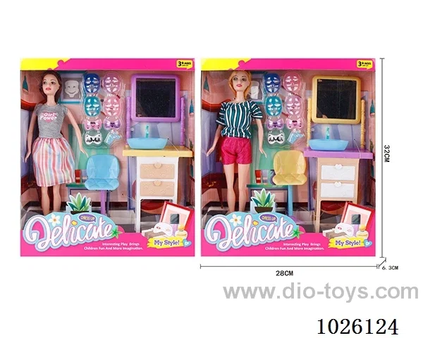 11inch Barbie 2sets mixed loading in window box
