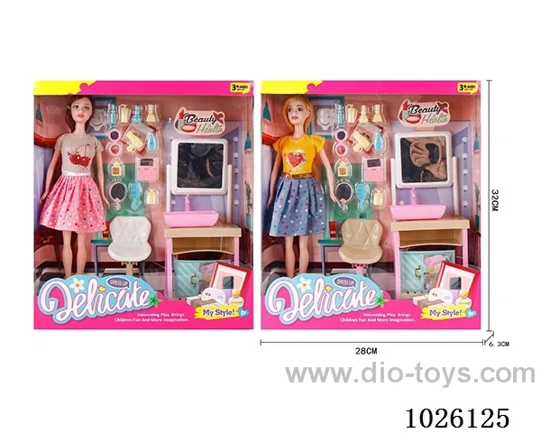 11inch Barbie 2sets mixed loading in window box