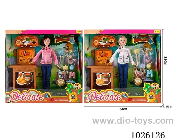 11inch Barbie 2sets mixed loading in window box