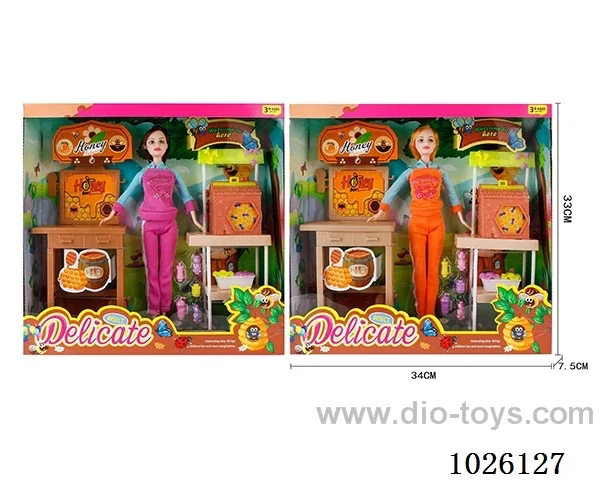 11inch Barbie 2sets mixed loading in window box