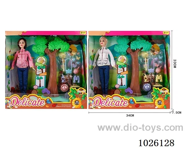 11inch Barbie 2sets mixed loading in window box