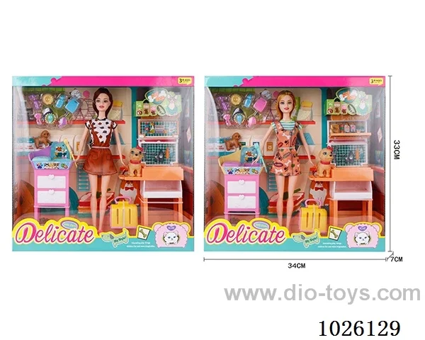 11inch Barbie 2sets mixed loading in window box
