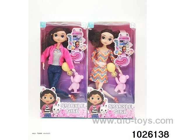 11.5 inch 11 joint doll set in window box