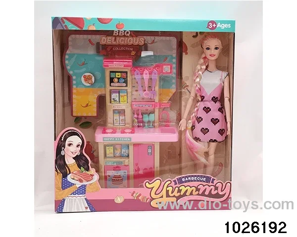 11.5 inch 11 joint doll set in window box