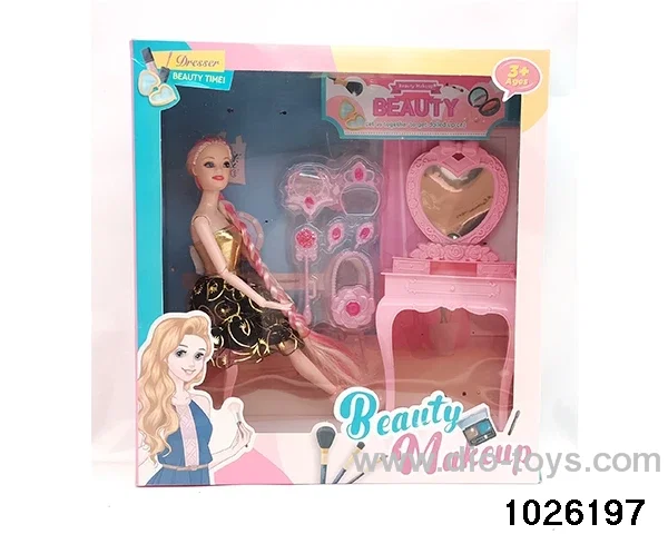 11.5 inch 11 joint doll set in window box