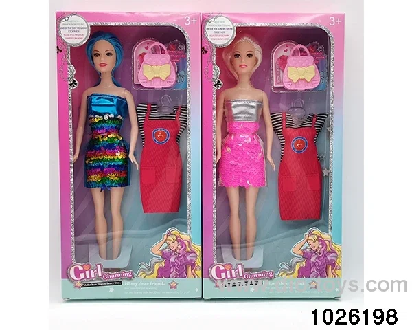 11.5 inch doll set in window box