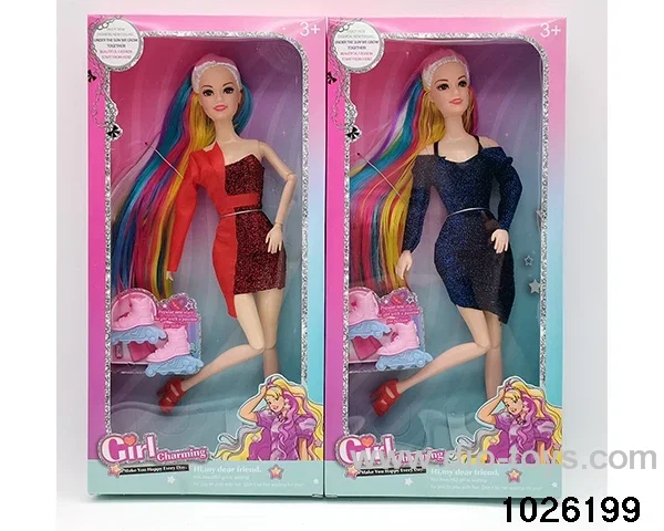 11.5 inch 11 joint doll set in window box