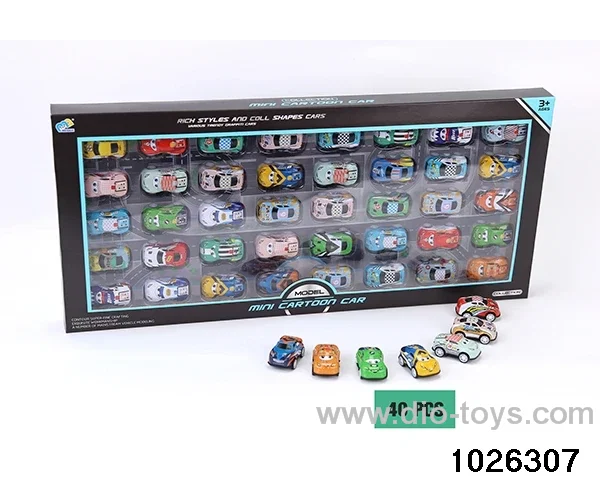 4.8 Metal rebound racing in 40pcs window box
