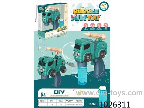 ECLETRIC DIY BUBBLE GUN IN DISPLAY BOX