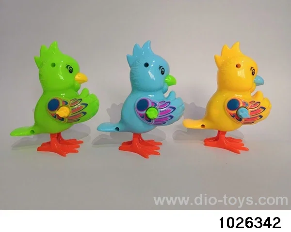 wind-up parrot in opp bag