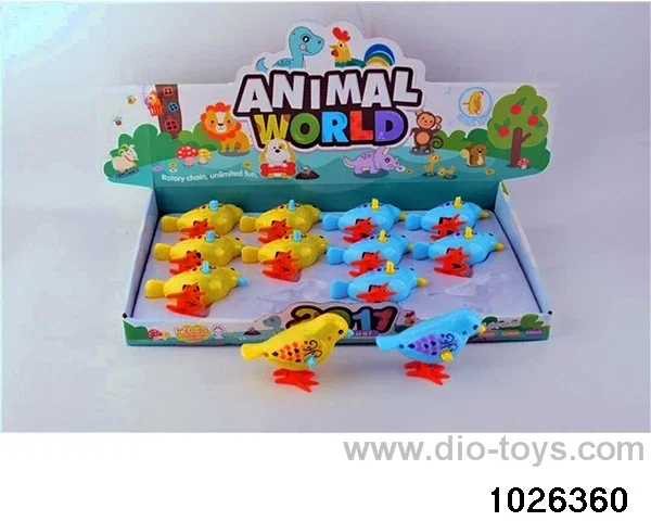 wind-up bird in display box