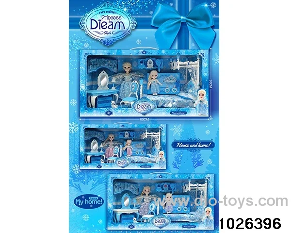 Doll dresser set in window box